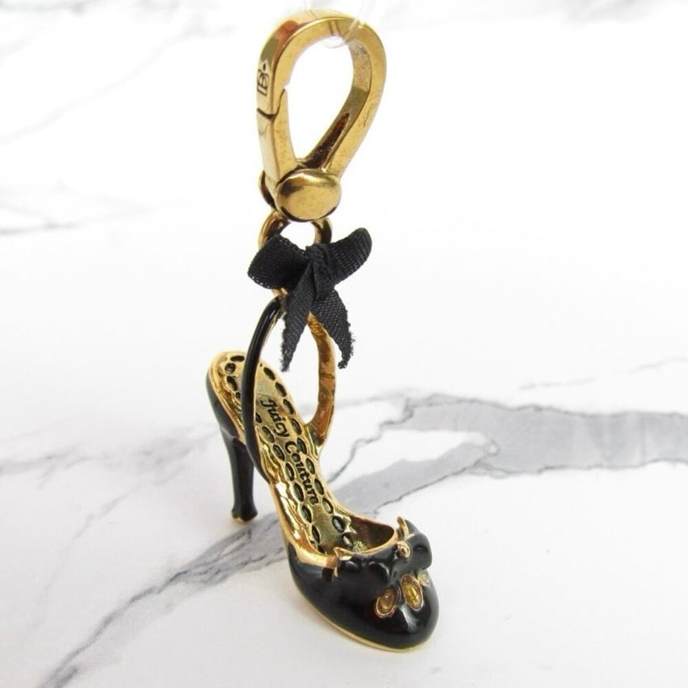 Juicy Couture Blcak Heel Evening Shoe Charm - Picture 6 of 6
